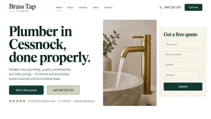Concept website design