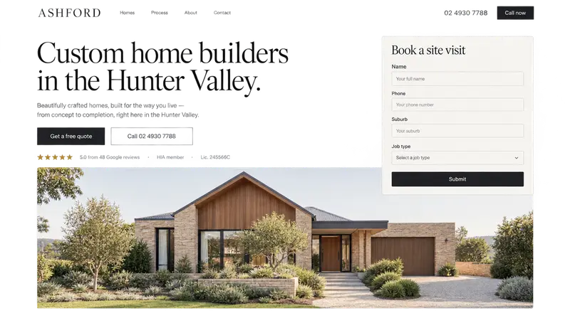 Concept website design